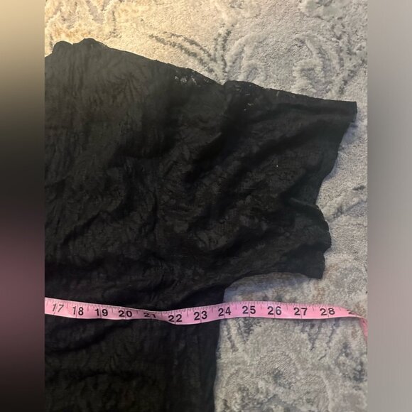 Herstyle unique Black Boho whimsigoth gothcore gothic lace layered dress size 1X - Picture 8 of 10
